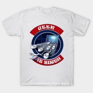 Geek at Birth v2 T-Shirt